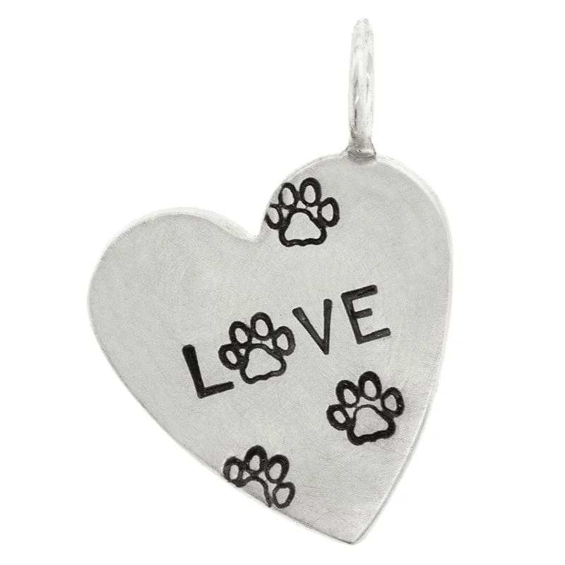 Pet Love Heart Charm