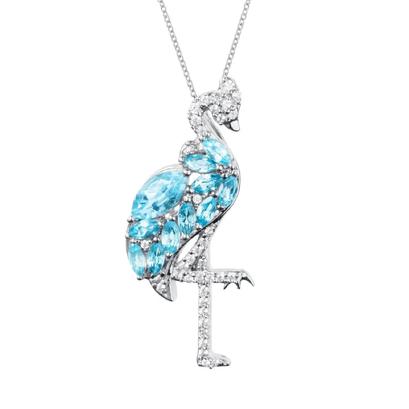 Flamingo Falls Topaz Pendant