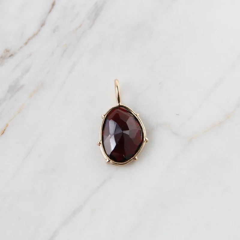 One of a Kind Garnet Harriet Stone Charm