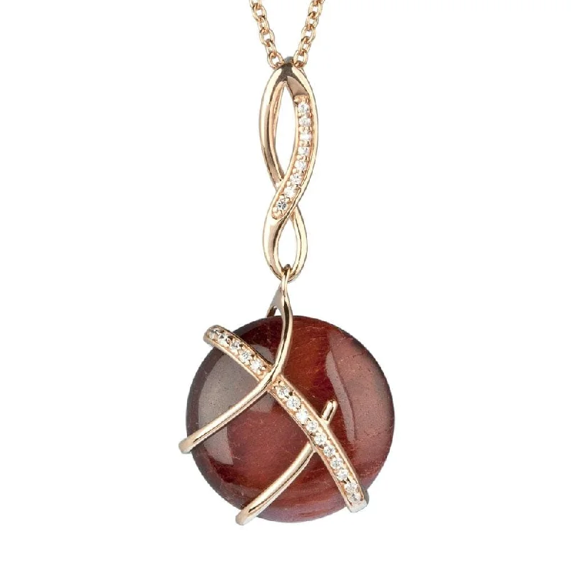 Red Tiger's Eye Pendant