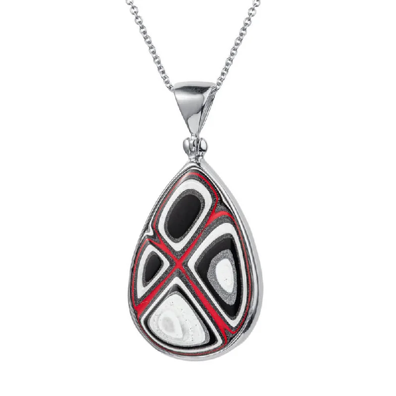 Vivid Fordite Ladies Pendant