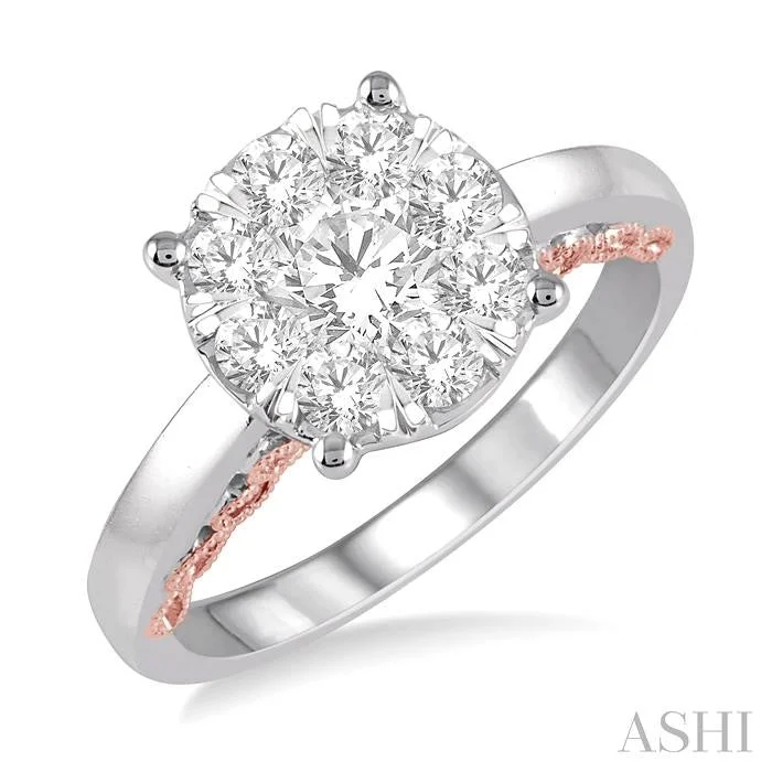 ROUND SHAPE LOVEBRIGHT ESSENTIAL DIAMOND RING