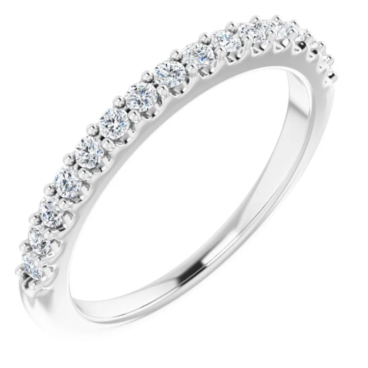 Platinum 1/4 CTW Diamond Anniversary Band