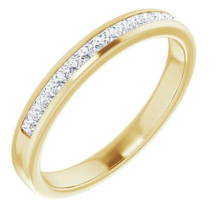 14K Yellow 1/2 CTW Natural Diamond Band