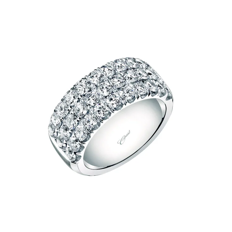 14 KT Diamond Band in White Gold