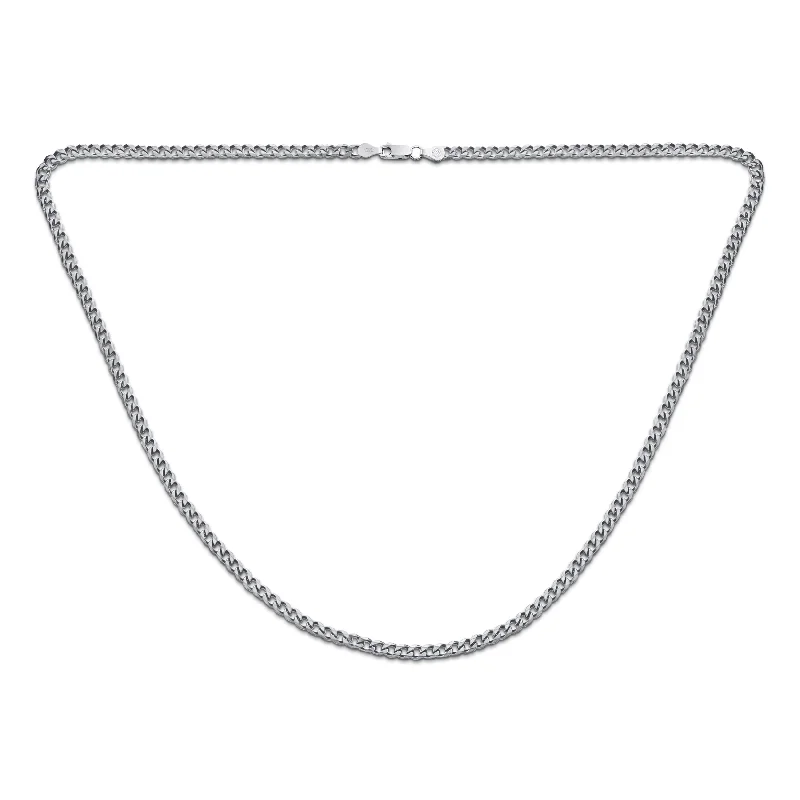 Heavy Solid 150 Gauge Sterling Silver Curb Cuban Chain Necklace for Men Nickel-Free