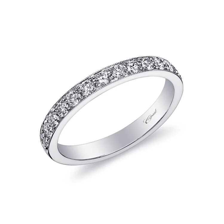 14 KT Wedding Band in White Gold