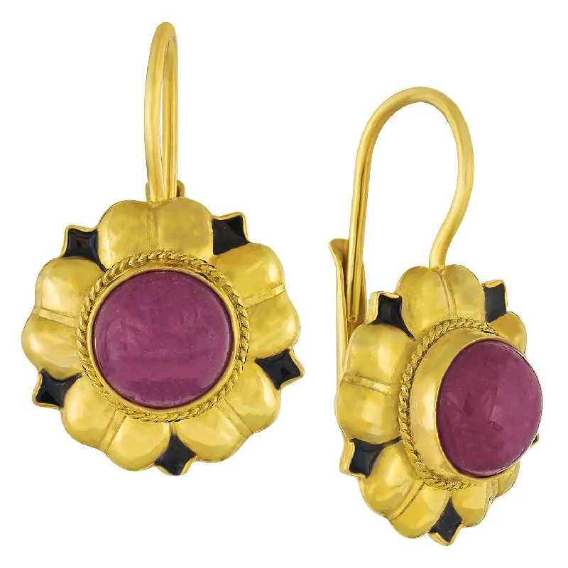 Venetian Ruby Earrings