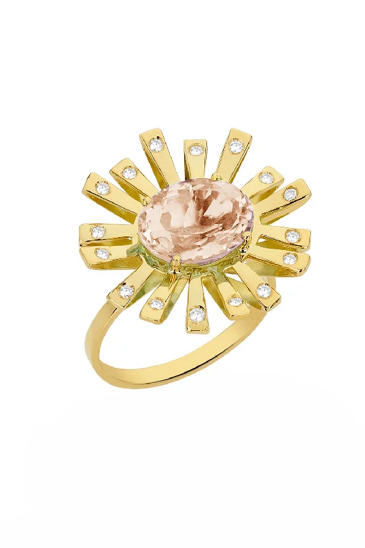 Sunshine La Belle Morganite Ring