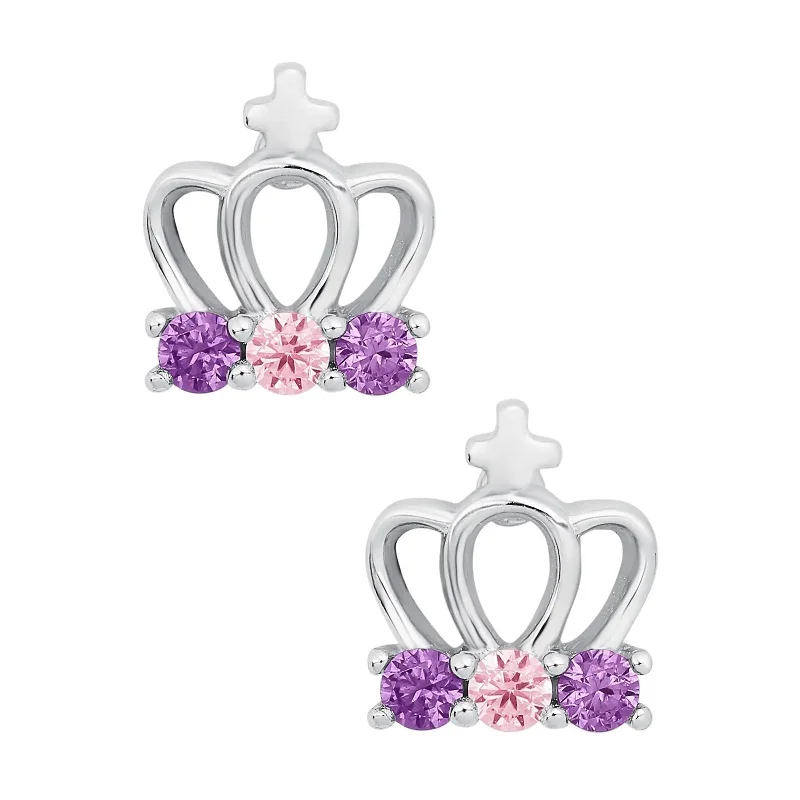 Children's Crown Earrings