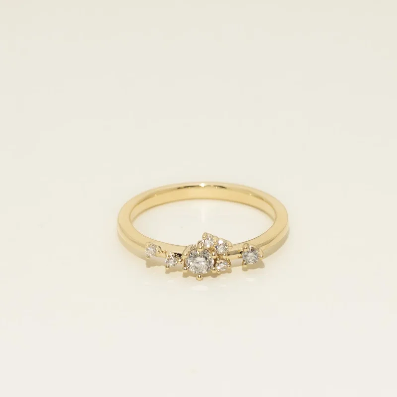 Diamond Fashion Ring in 10kt Yellow Gold (1/4ct tw)