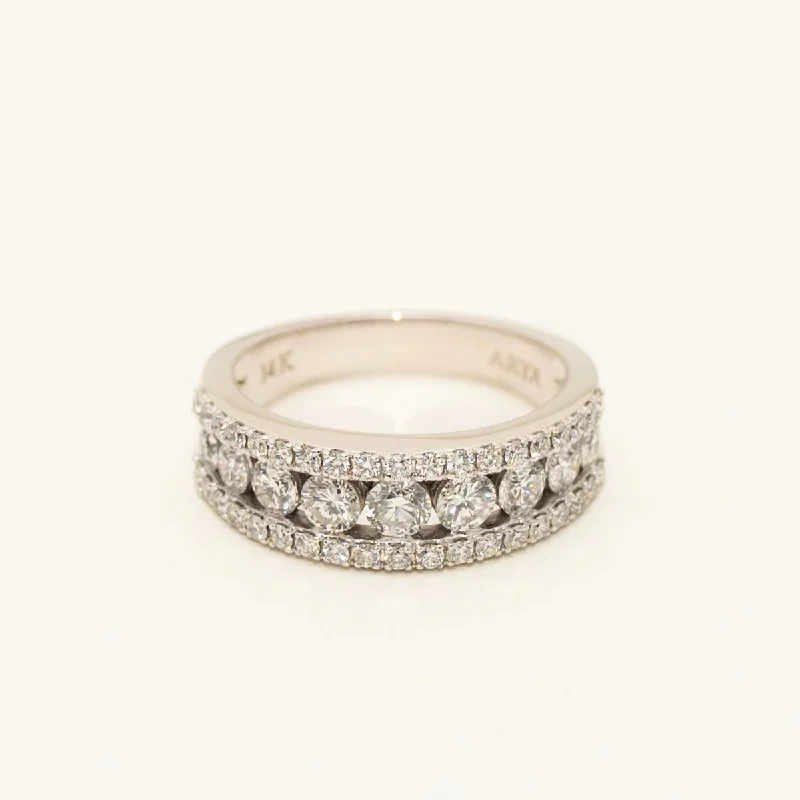 Diamond Fashion Ring in 14kt White Gold (1 1/2ct tw)