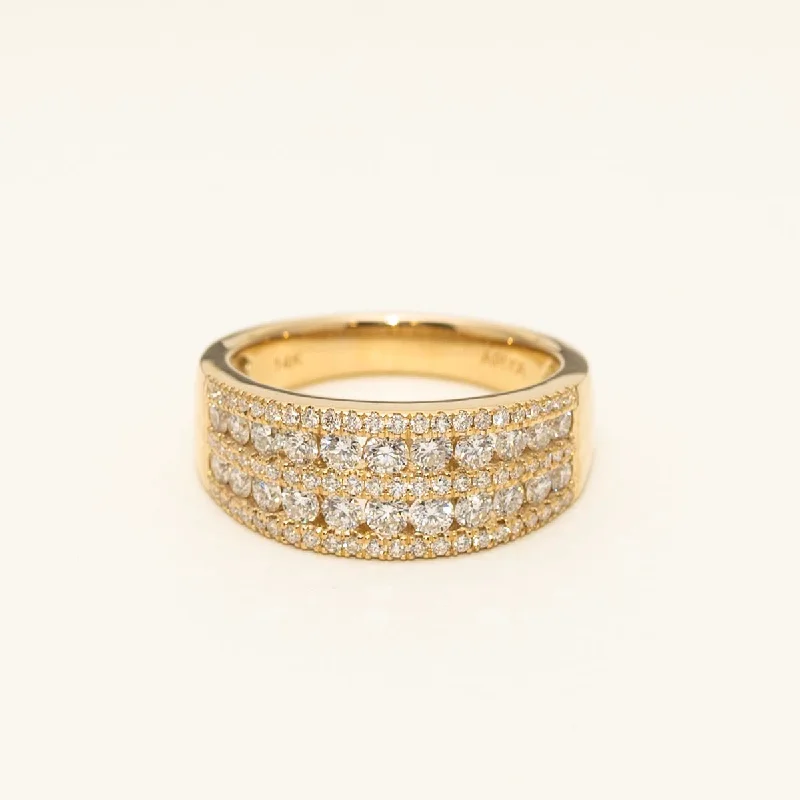 Diamond Fashion Ring in 14kt Yellow Gold ( 1/1/4ct tw)