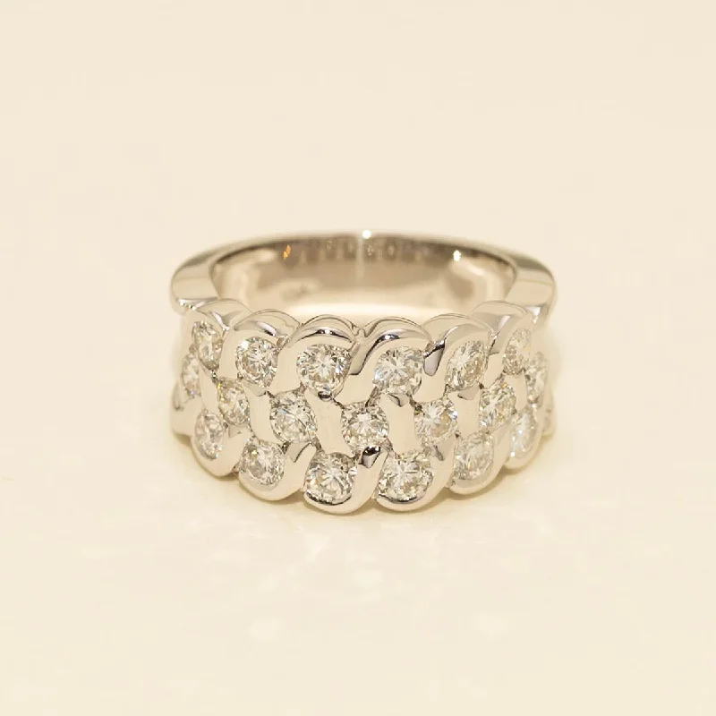 Diamond Fashion Ring in 18kt White Gold (2ct tw)