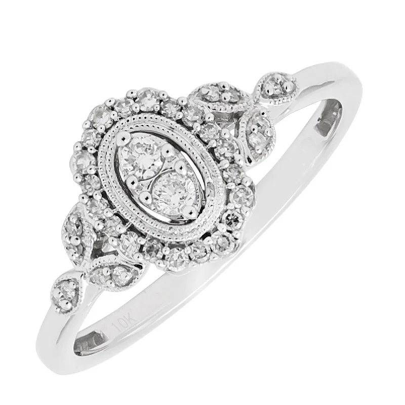 Diamond Promise Ring in 10kt White Gold (1/5ct tw)