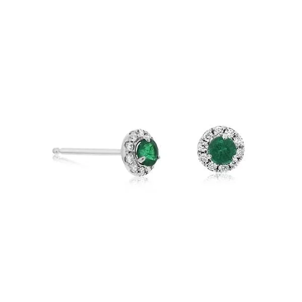 Emerald & Diamond Earrings