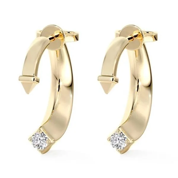 FOREVERMARK Avaanti Diamond Arc Earrings