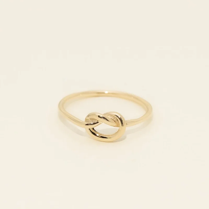 Love Knot Ring in 14kt Yellow Gold