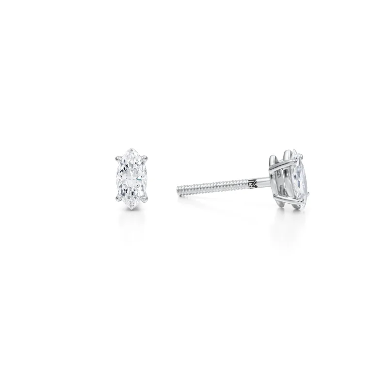 Marquise Lab Grown Diamond Stud Earrings