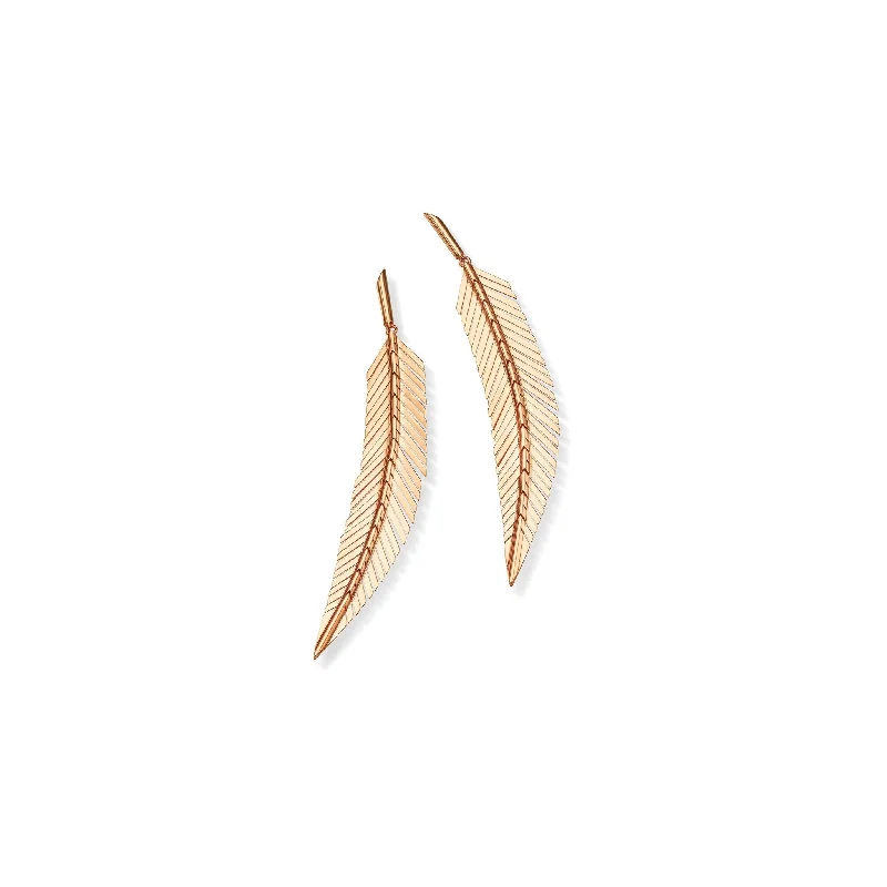 FEATHER Drop Earrings Medium