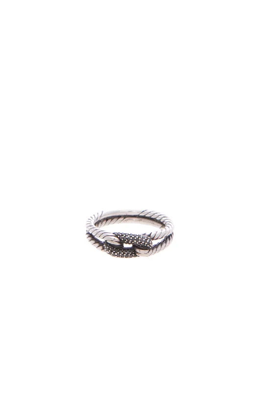 Cable Diamond Ring - Size 7