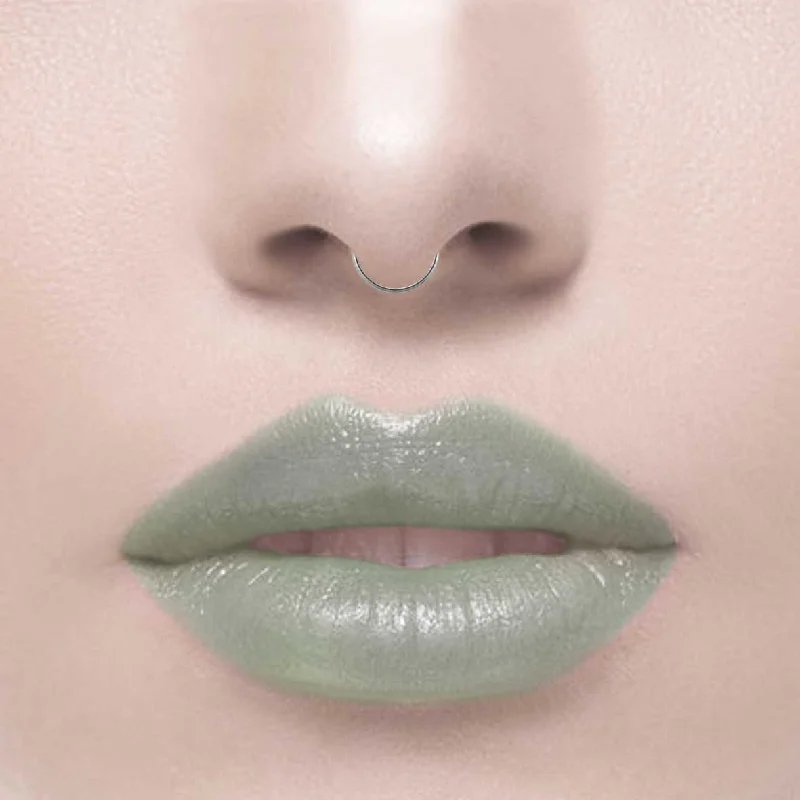 ZEN EXTRA MINI. Silver Septum Clicker Ring