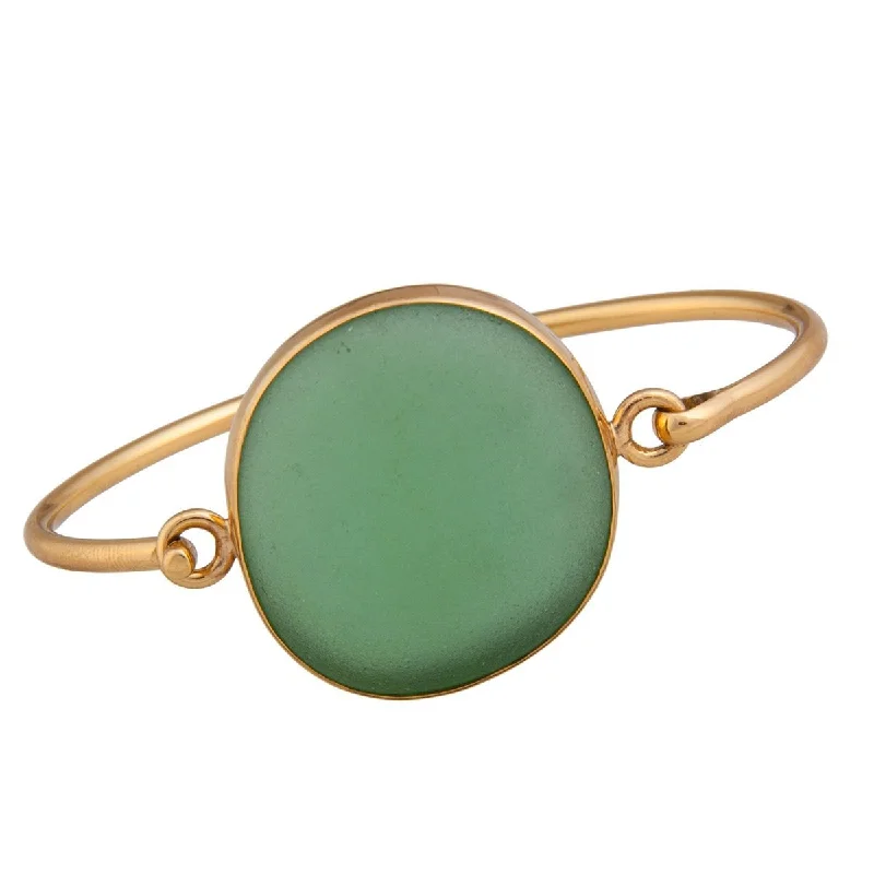 Alchemia Green Recycled Glass Bangle