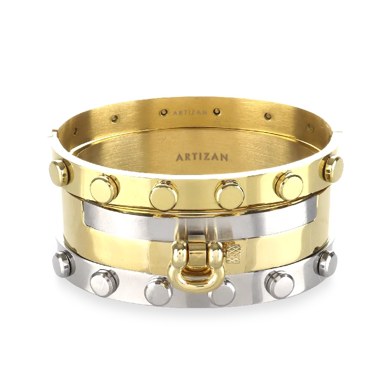 HERRADURA ARMOR BRACELET STACK