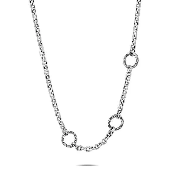 JOHN HARDY Classic Chain Amulet Connector Necklace