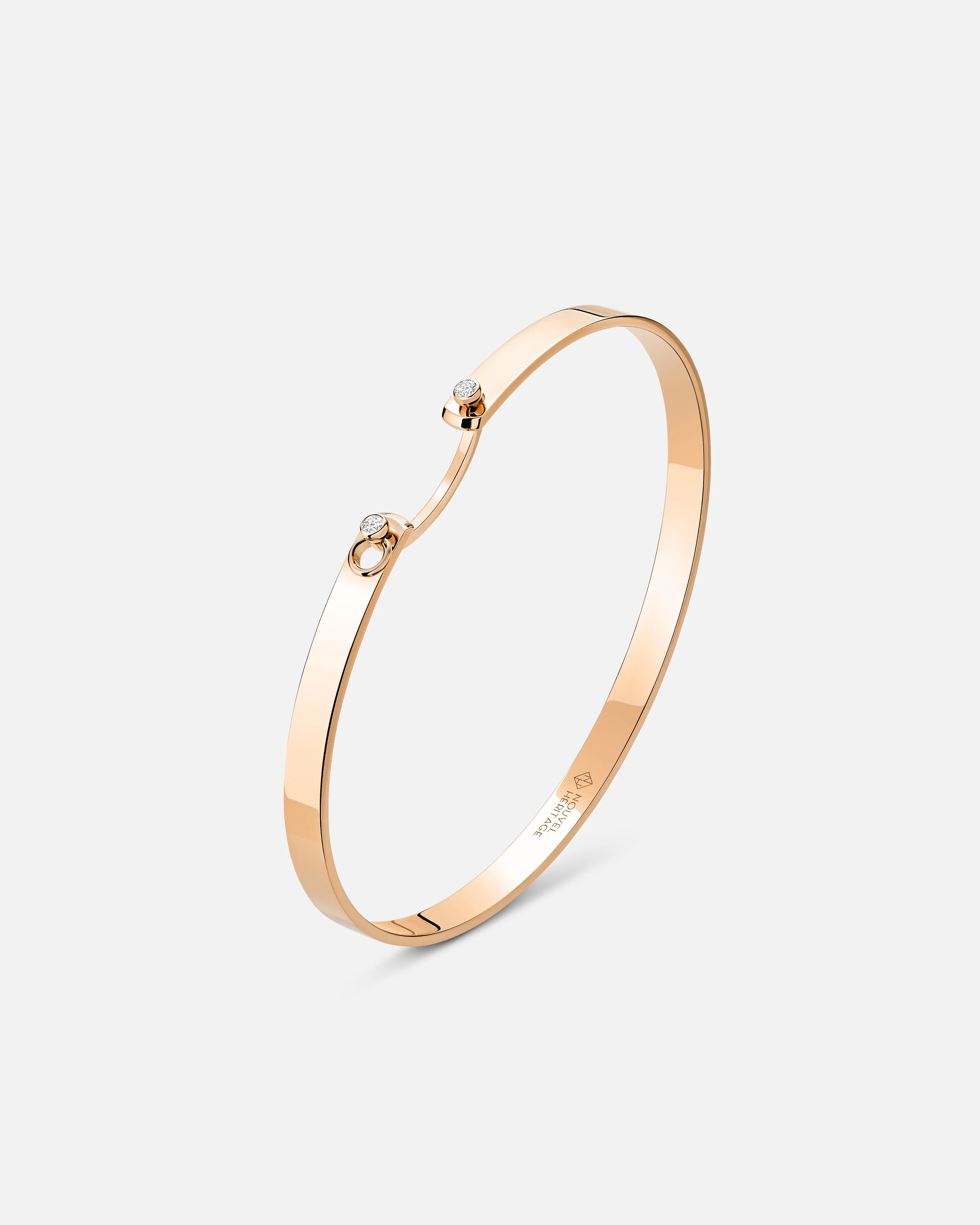 Monday Morning Mood Bangle in Rose Gold