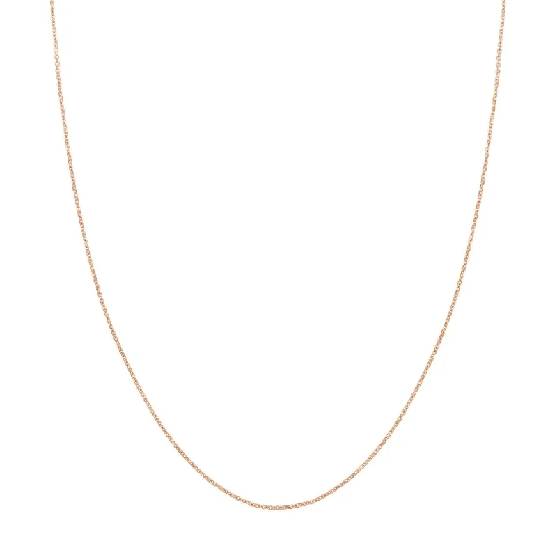 Rose Gold 18" Cable Chain