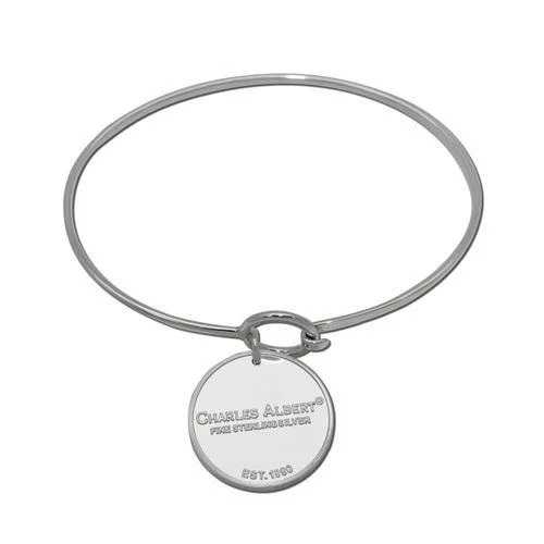 Sterling Silver Charles Albert Coin Bangle