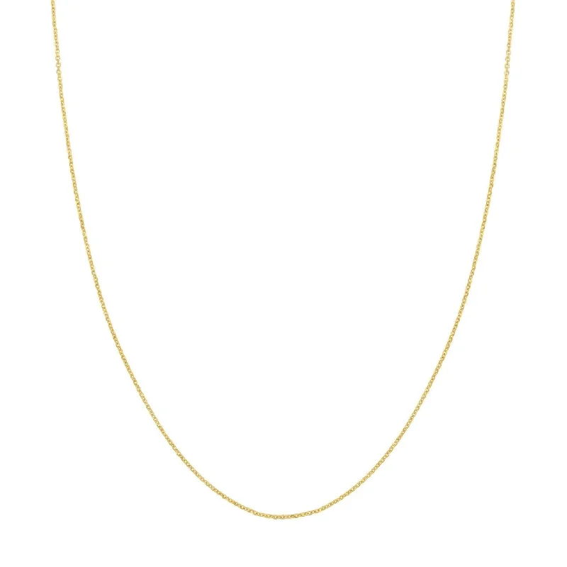 Yellow Gold 20" Cable Chain