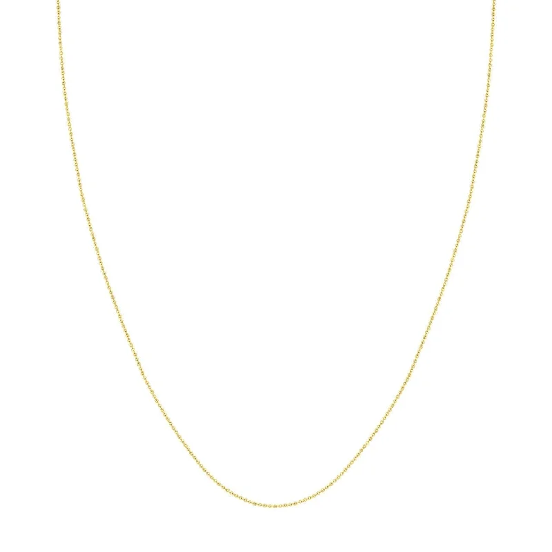 Yellow Gold 22" Cable Chain